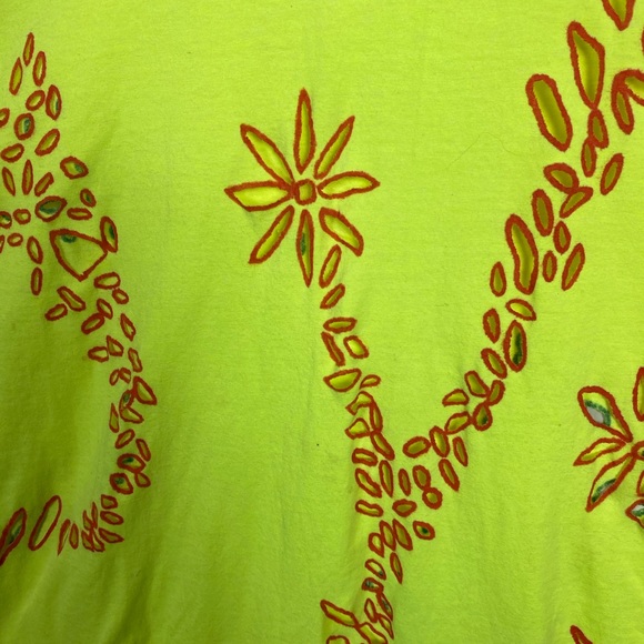 Custom Neon Hand Cut and Drawn T-shirt - Picture 2 of 8